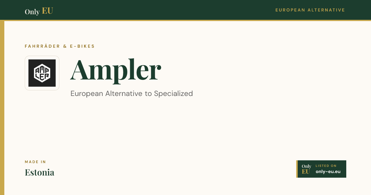 Ampler – Alternative to Specialized | Only EU